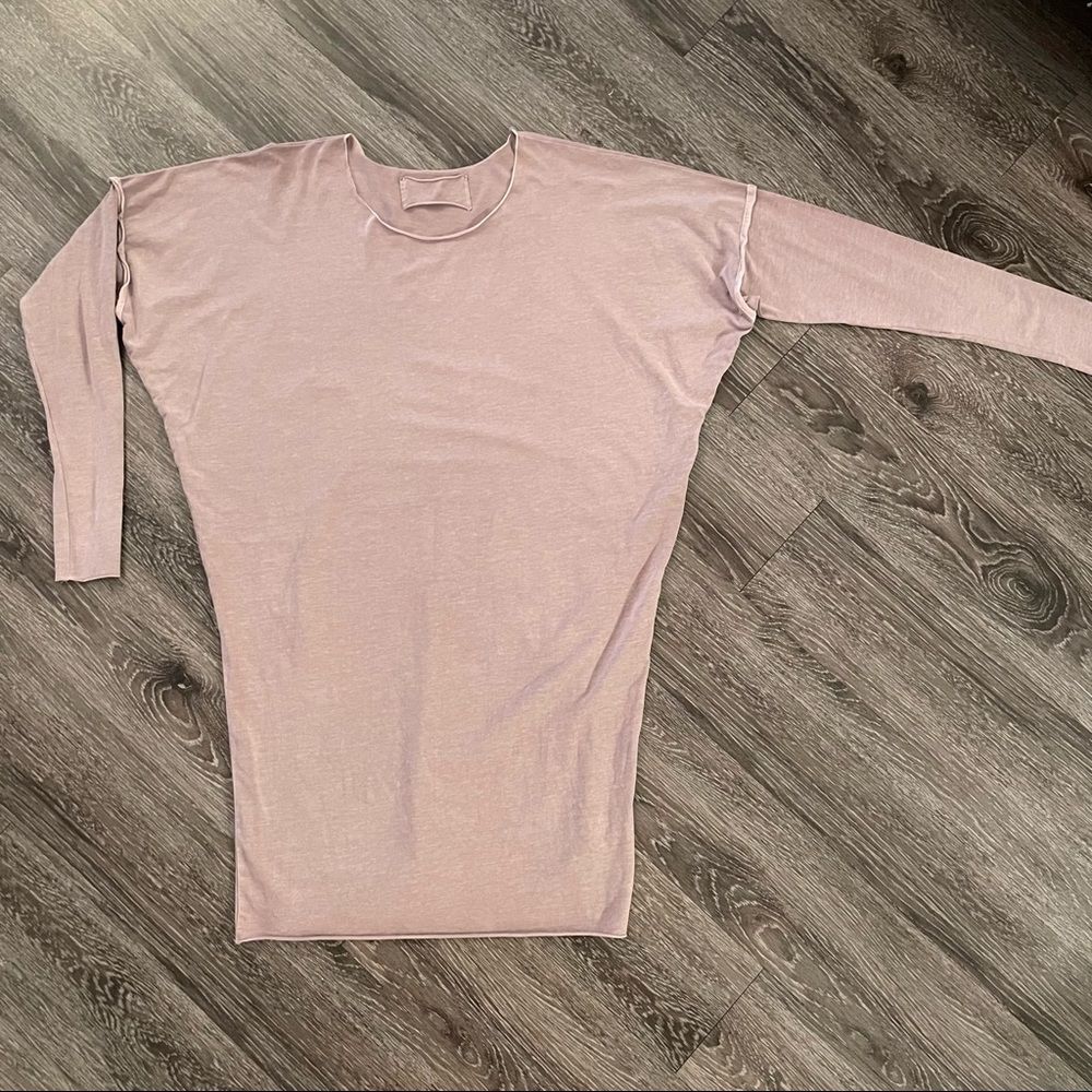 Rock cotton long sleeve tunic